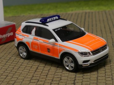 1/87 Herpa VW Tiguan Notarzt Feuerwehr Wolfsburg 095273