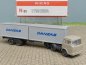 Preview: 1/160 N Spur Wiking Henschel 2 x 20ft open Top Danzas beige Container-Sattelzug N51
