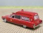 Preview: 1/87 Brekina Cadillac Miller Meteor Ambulance, dunkelrot 19775