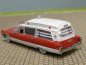 Preview: 1/87 Brekina Cadillac Miller Meteor Ambulance, weiß/rot 19776