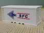 Preview: 1/87 Wiking 20 ft Container SFC grau Kühl-Container