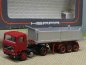 Preview: 1/87 Herpa Volvo F12 Intercooler dunkelrot/silber Kipp-Sattelzug 838000