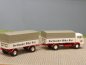 Preview: 1/87 Brekina Magirus Pluto Dortmunder Ritter Bier Planen-Hängerzug