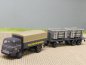 Preview: 1/87 Brekina Magirus Pluto DB Deutsche Bundesbahn Planen-Rungen-Hängerzug