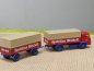 Preview: 1/87 Brekina Magirus Pluto Weichelt Spedition Planen-Hängerzug