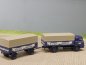 Preview: 1/87 Brekina Magirus Pluto Dachser Spedition Planen-Hängerzug