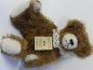 Preview: PS010 PS Nostalgiebär braun ca. 35 cm Mohairplüsch holzwollegestopft