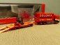Preview: 1/87 Herpa MAN F90 Colonia mit Goldhofer TU3 und Gabelstapler 308182