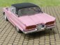 Preview: 1/87 Brekina Ford Thunderbird Cabrio geschlossen, hellrosa/schwarz 18202