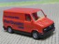 Preview: 1/87 Busch Fiat Ducato rot mit Aufschrift