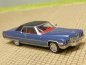 Preview: 1/87 Brekina Cadillac Coupe deVille hellblau metallic, Dach schwarz 18128
