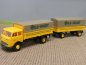 Preview: 1/87 Brekina MB 334 WILD FRUCHT Planen Hängerzug