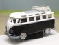 Preview: 1/87 Brekina # 0924 VW T1 Samba weiß/schwarz Heisse Kisten