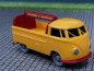 Preview: 1/87 Brekina # 1558 VW T1 b Pritsche mit Getränkeaufbau melonengelb/feuerrot