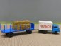 Preview: 1/87 Brekina Robur 2501 Circus Busch mit Rungenanhänger+Heuballen 30612