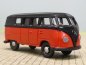 Preview: 1/87 Brekina # 0006 VW T1a schwarz/feuerrot, Bus 3100