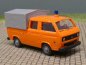 Preview: 1/87 Roco VW T3 DoKa Katastrophenschutz orange in Faltbox