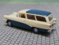 Preview: 1/87 Brekina Opel Rekord P1 Caravan beige/blaugrün 20050