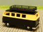 Preview: 1/87 Brekina # 0361 VW T1 a ocker/schwarz mit Gepäckträger Bus
