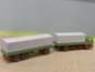 Preview: 1/87 Wiking MB NG grün Planen-Hängerzug 455