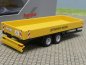 Preview: 1/87 Herpa Tiefladeanhänger ohne Rampen Leonhard Weiss 950442