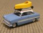Preview: 1/87 Brekina Ford 12m hellblau mit Seifenkiste