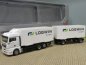 Preview: 1/87 Herpa MAN TGA Logwin Logistics Wechselkoffer-Hängerzug 297035