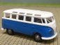Preview: 1/87 Brekina # 1640 VW T1 Samba weiß/blau 31824