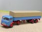 Preview: 1/87 Brekina Magirus Pluto blau Planen-Sattelzug
