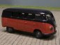 Preview: 1/87 Brekina VW T1a schwarz/siegellackrot Kasten 1950, 31035