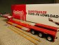 Preview: 1/50 NZG NOOTEBOOM PENDEL-X  3-Achs Baggerbett Auflieger 655/10