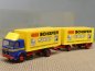 Preview: 1/87 Herpa MAN F80 Schäfer Shop Koffer-Hängerzug