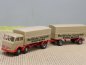 Preview: 1/87 Brekina MB 333 Westfälischer Fernverkehr + Lenkachse Planen-Hängerzug