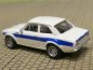 Preview: 1/87 Brekina Ford Escort RS 1800 MKI, weiß/blau 19070