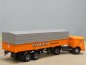 Preview: 1/87 Brekina Büssing LS 11 Speer Frankfurt orange Planen-Sattelzug