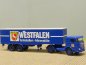 Preview: 1/87 Brekina Büssing LS 11 WESTFALEN Tankstellen MineralÖle Koffer-Sattelzug