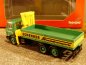 Preview: 1/87 Herpa MB NG Schenker Spezialtransporte Pritsche + Ladekran 806064