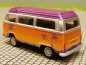 Preview: 1/87 Brekina VW T2 Bus Sonnenuntergang Dach lila Reinhardt Hot Bulli