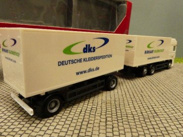 1/87 Herpa DAF XF Birkart dks Wechselkoffer Hängerzug 149600