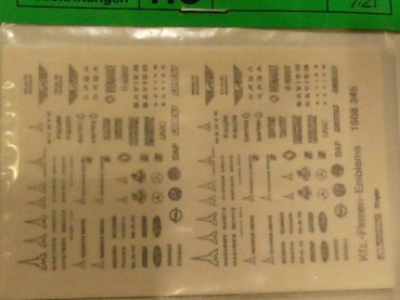 1/87 Müller Decals Kfz Firmen-Embleme 1508 345
