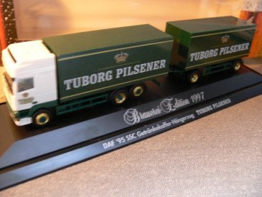 1/87 Herpa PC DAF 95 SSC Tuborg Pilsener DK Hängerzug 186025