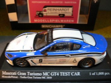 1/43 Minichamps Maserati Gran Turismo MC GT4 Moncada/Petrini Trofeo Granturismo MC 2010