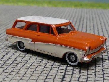 1/87 Brekina Ford Taunus 17m Kombi braun/beige