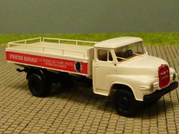 1/87 Brekina MAN 520 Fritz Bräu F Bierpritsche Sondermodell Reinhardt Becker Bier Tochterfirma