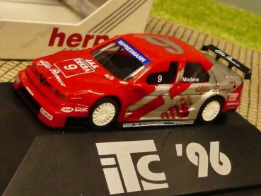 1/87 Herpa Alfa Romeo 155 V6 TI iTc 96 #9 Modena 036856