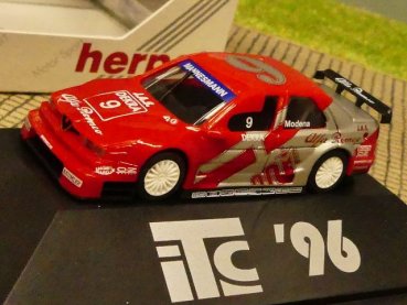 1/87 Herpa Alfa Romeo 155 V6 TI iTc 96 #9 Modena 036856