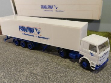 1/87 Herpa Scania 142 Panalpina Koffer Sattelzug