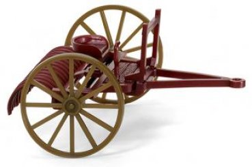 1/87 Wiking Schlepprechen weinrot 0889 04