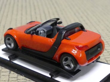 Preview: 1/87 Busch Smart Roadster rot/schwarz 49300
