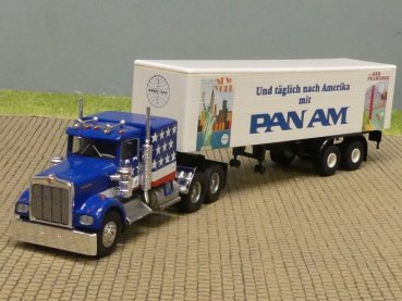 1/87 Brekina Kenworth PanAm, Koffer Sattelzug 86264